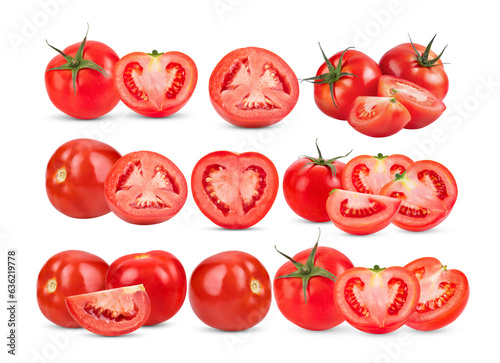Tomato isolated on transparent png
