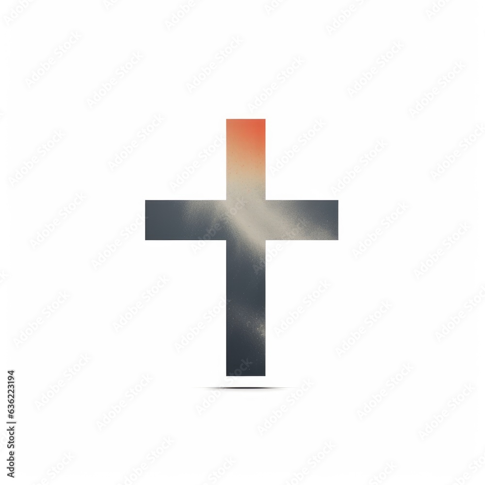 Cross icon isolated on white background. Christian symbol. Vector illustration. Cross icon isolated on white background. Christian symbol. Vector illustration.