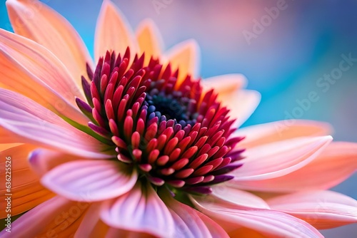 close up of pink flower