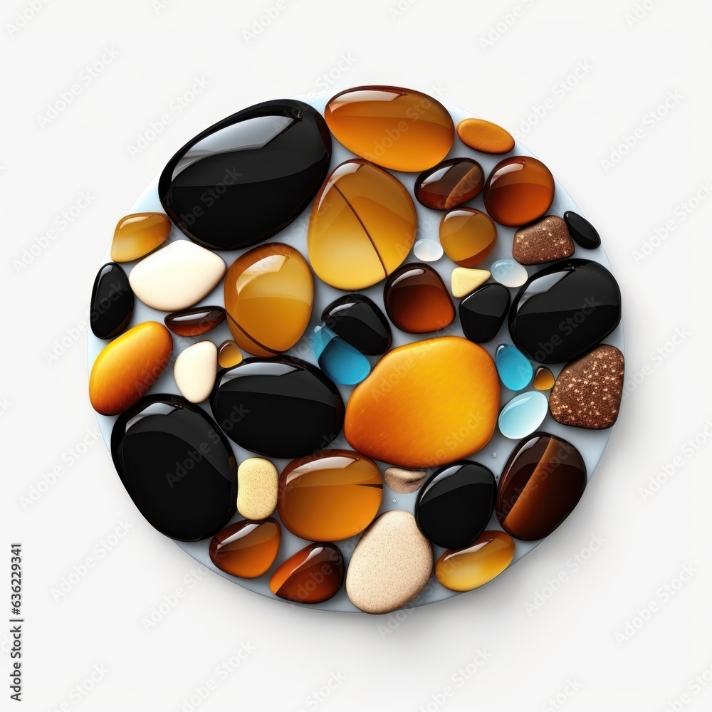 Collection of semiprecious stones