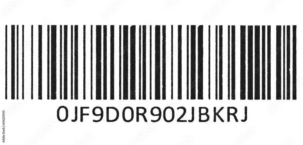Bar code icon isolated on white, clipping path Bar code icon isolated on white, clipping path