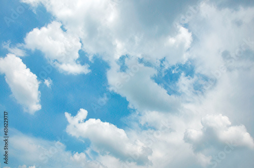 blue sky with clouds