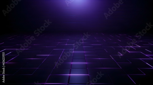 Grid Texture in Dark Purple Colors. Futuristic Background