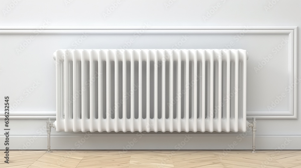 custom made wallpaper toronto digitalHeating radiator in an indoor space created with Generative AI technology