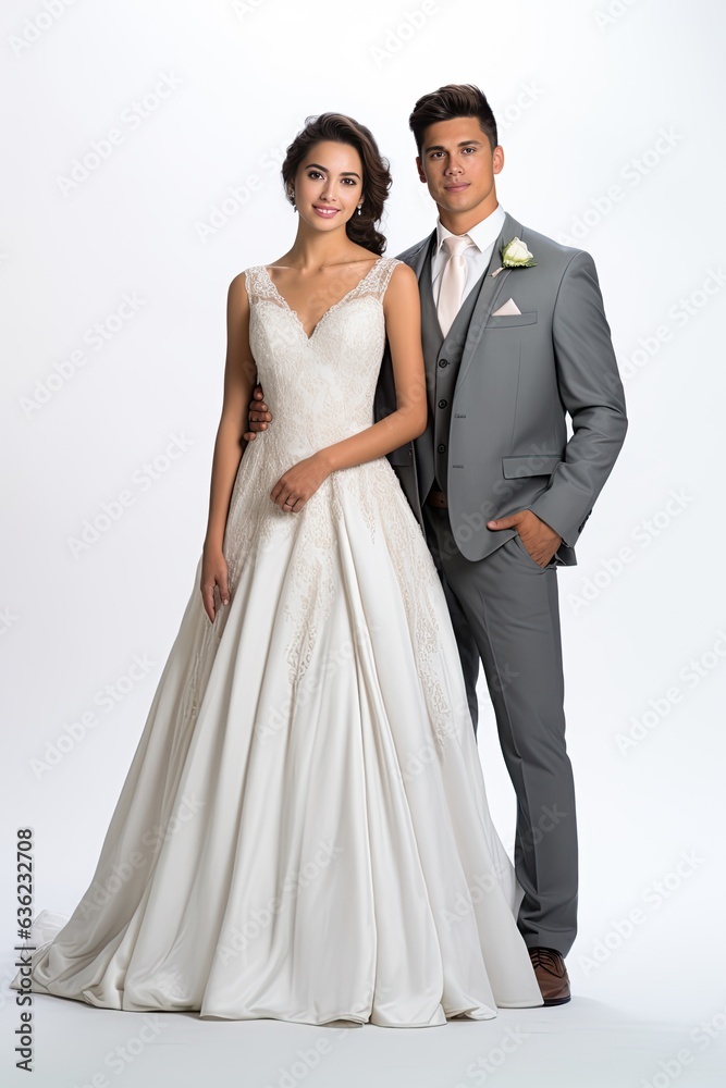 bride in a wedding gown, standing elegantly,emphasizing the wedding dress's beauty and the model's poise.Generated with AI bride in a wedding gown, standing elegantly,emphasizing the wedding dress's beauty and the model's poise.Generated with AI