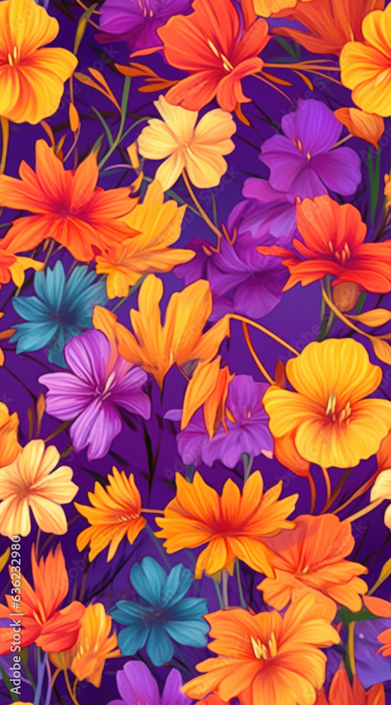 Beautiful floral seamless pattern Beautiful floral seamless pattern