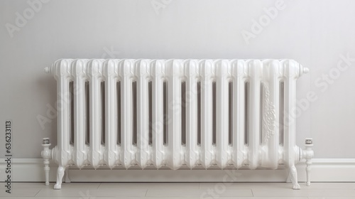 Wallpaper Mural Heating radiator in an indoor space created with Generative AI technology Torontodigital.ca