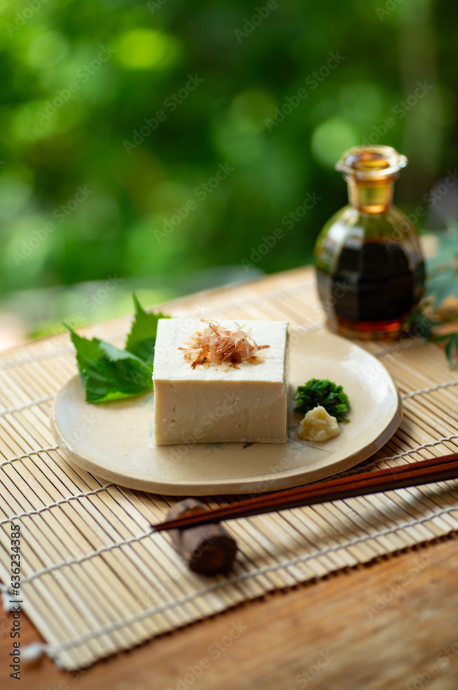 冷たい豆腐 冷たい豆腐
