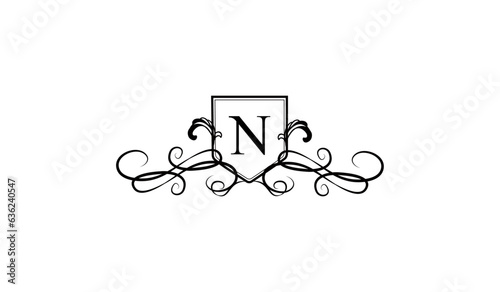 LUXURY MUSIC NOTES ICON LOGO N