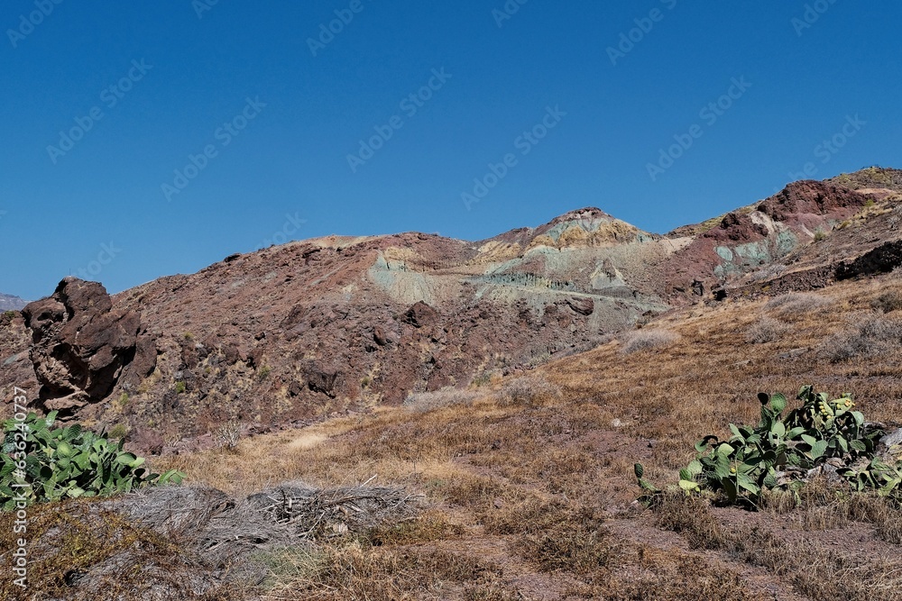 Colorful mountains on Gran Canaria.