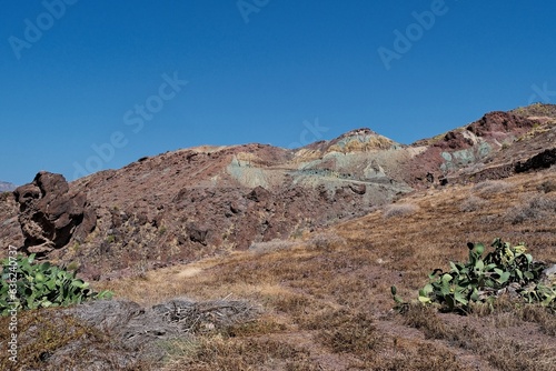 Colorful mountains on Gran Canaria.