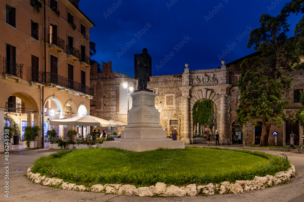 view of the roman forum italy vincenza