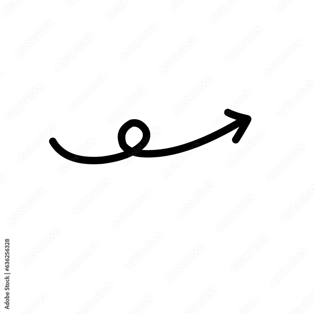 doodle arrow