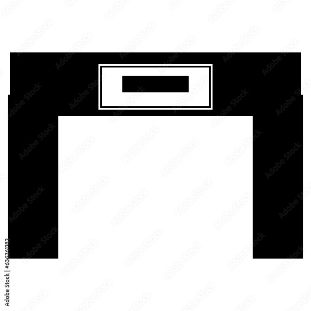illustration of a modern kitchen counter illustration of a modern kitchen counter