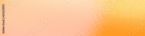 Orange gradient panorama background. Empty backdrop with copy space, usable for social media promotions, events, banners, posters, anniversary, party, and online web Ads