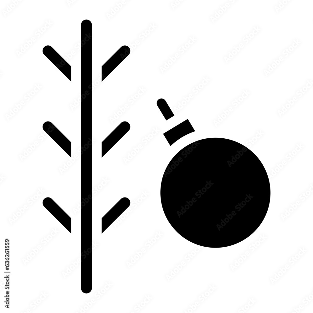 Christmas ball glyph Christmas ball glyph