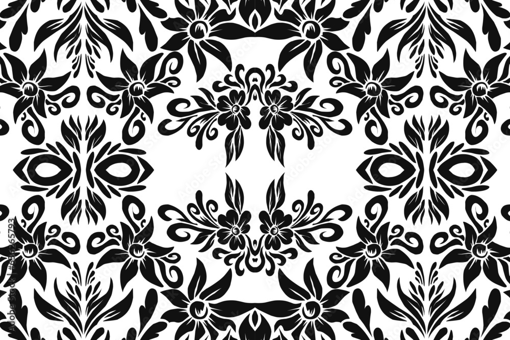 Beautiful classic design colourful background with flower leaf line art pattern of indonesian culture traditional batik
Beautiful classic design colourful background with flower leaf line art pattern of indonesian culture traditional batik