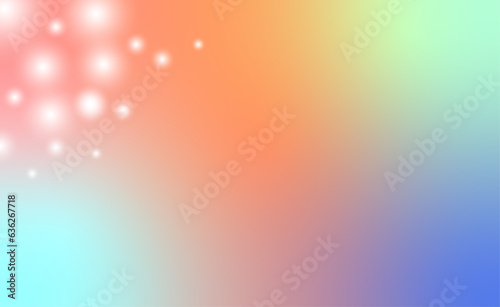 background with colorful gradient and flairs