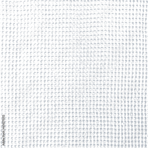 White waffle towel fabric texture. Cotton with circle weave, cloth material structure. Wafer surface textile. Vector background  