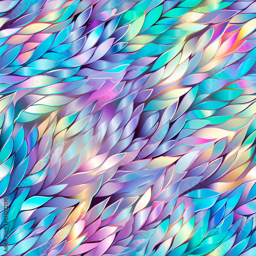 pattern background different bright colors and geometric shapes created with Generative Ai