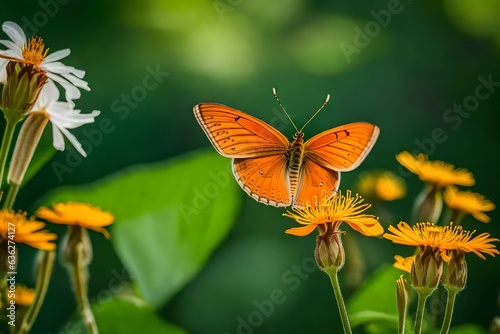 butterfly on a flower © zabeehullah