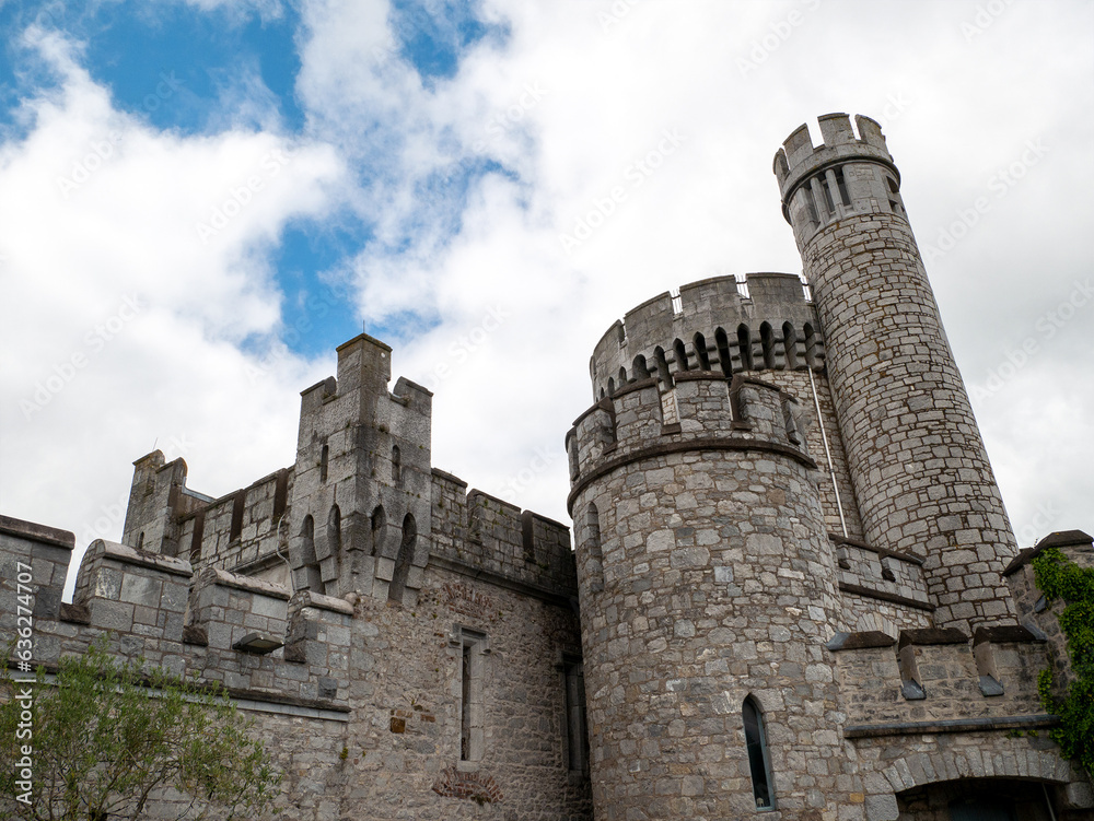 Old celtic castle tower, Blackrock castle in Ireland. Blackrock Observatory fortress Old celtic castle tower, Blackrock castle in Ireland. Blackrock Observatory fortress