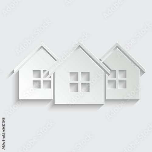 Home icon house icon vector 