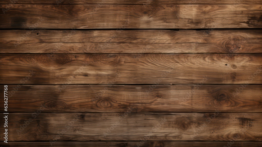Fototapeta premium Old wooden background created with Generative AI