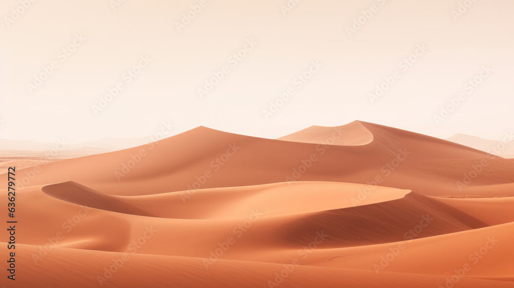 Sand dunes in the United Arab Emirates