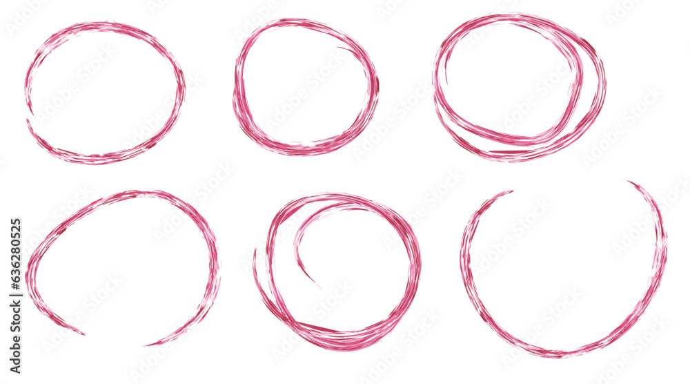 Hand drawn circles texture frames set. doodle circles. Vector illustration. Hand drawn circles texture frames set. doodle circles. Vector illustration.