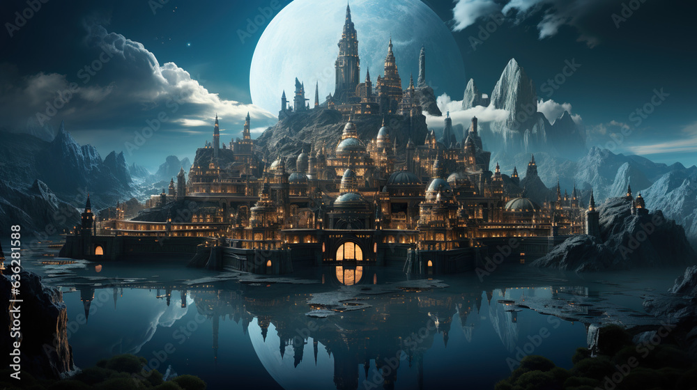 Captivating Views of The Legendary Lost City Of Atlantis Captivating Views of The Legendary Lost City Of Atlantis