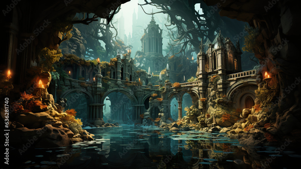 Captivating Views of The Legendary Lost City Of Atlantis Captivating Views of The Legendary Lost City Of Atlantis