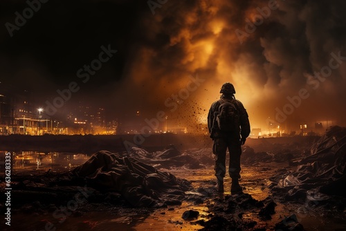 fireman at the fire © Mohammad Moiz