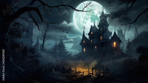 Scary Halloween Composition