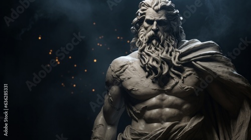 Zeus - The greek god of thunder.generative ai  © Luke