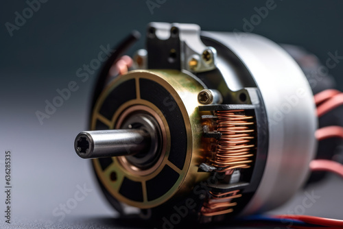 Precision and Innovation Unveiled: Exploring the Intricate Wiring and Electromagnetic Components of a High-Speed Brushless DC Motor