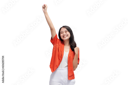 Young Business Woman Isolated