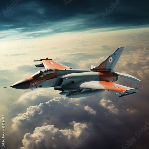 airplane in the sky