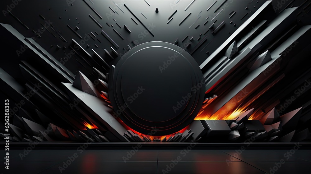 Obraz premium abstract modern luxury black background for modern wallpapers background