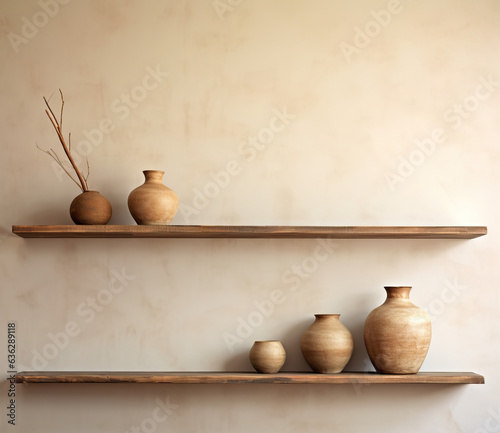 Minimalistic light background, wabi sabi style