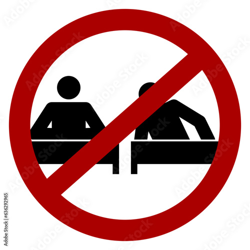 "Do not cheat in exam" icon