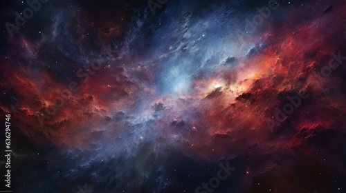space galaxy background. Generative AI