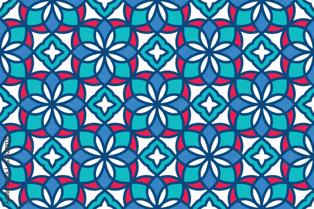 Seamless abstract geometric shape pattern Seamless abstract geometric shape pattern