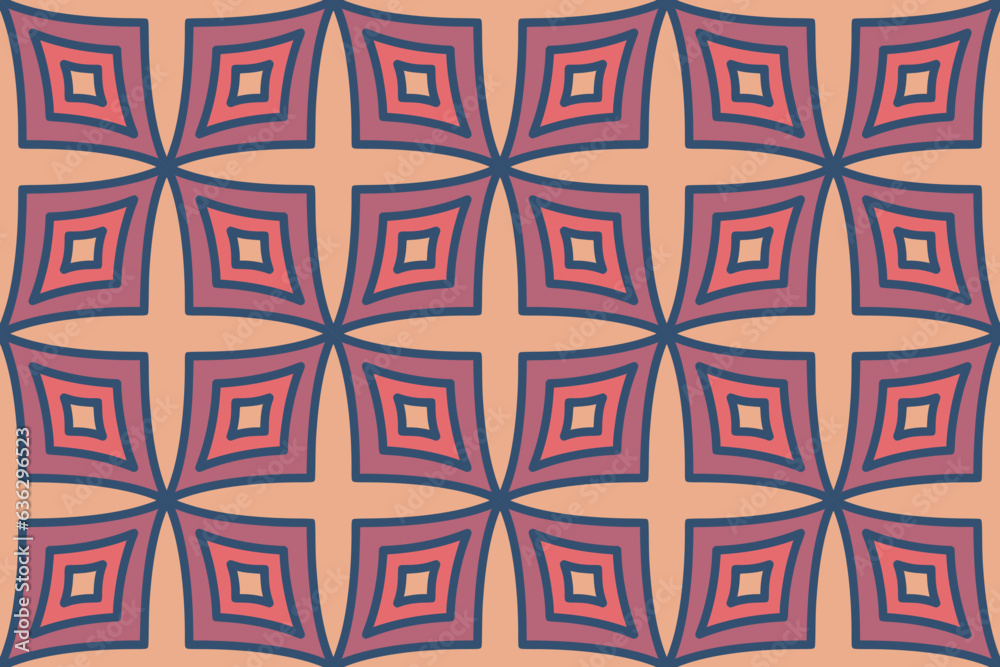 Seamless abstract geometric shape pattern Seamless abstract geometric shape pattern