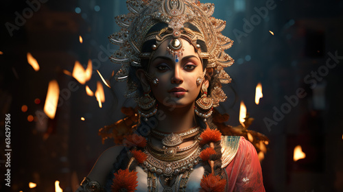 Ancient Hindu Goddess Lakshmi
