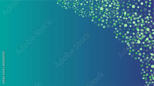 緑色のドット模様のフレームのベクター背景画像