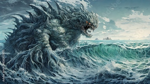 Sea Monster Background Very Creepy 