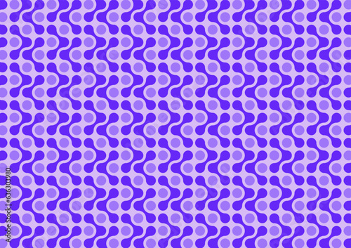 Abstract pattern geometric circle purple science modern background