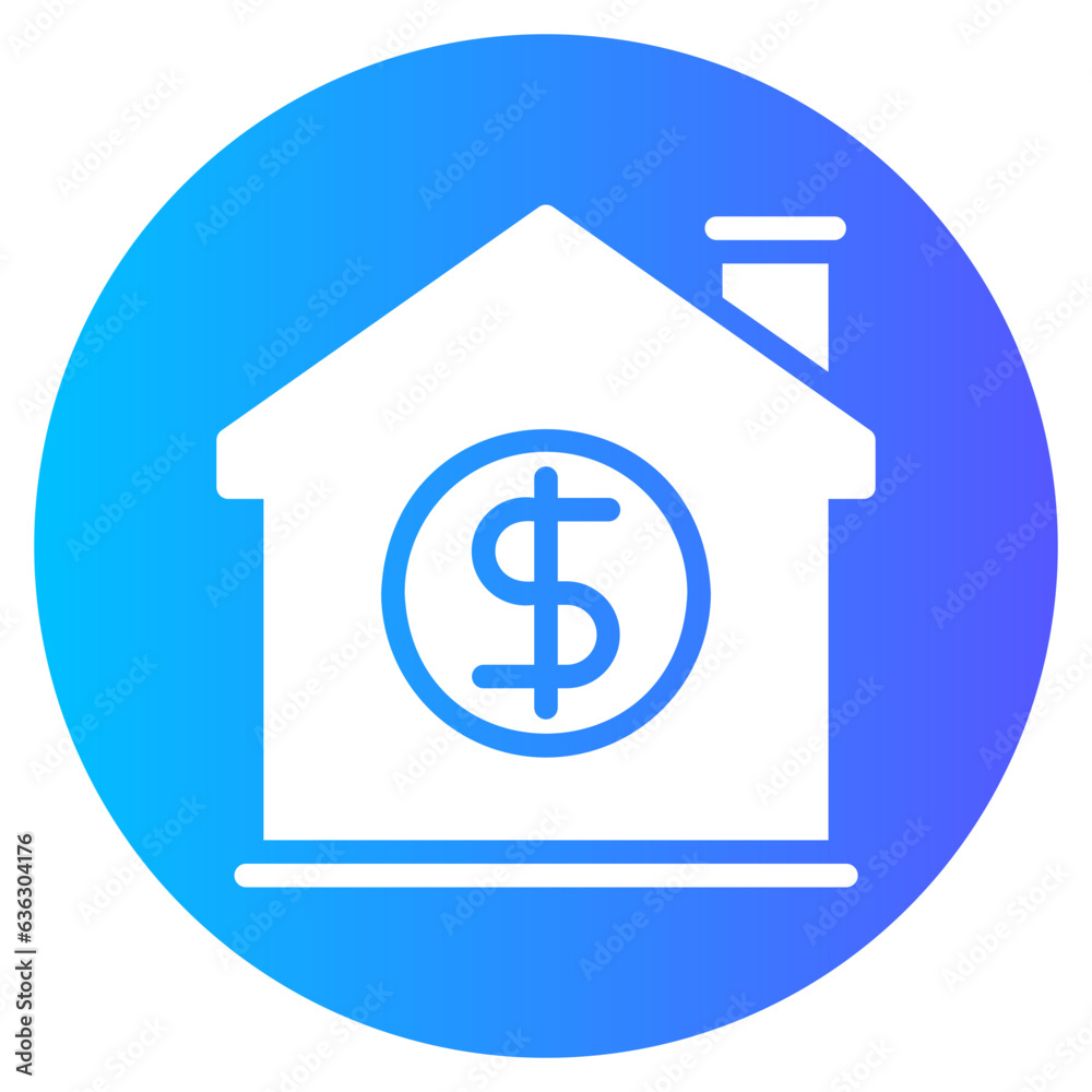 house gradient icon house gradient icon