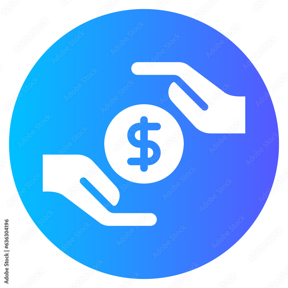 money gradient icon money gradient icon